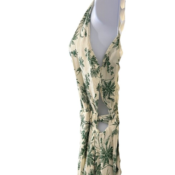 Sandro Annecy linen blend midi dress Size 6 (EU38) - Picture 9 of 16